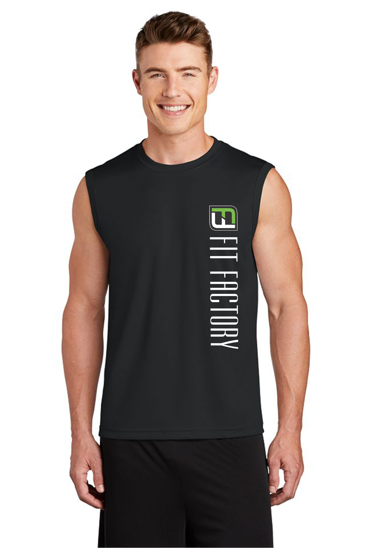 Fit Factory Mens Sleeveless Competitor Tee