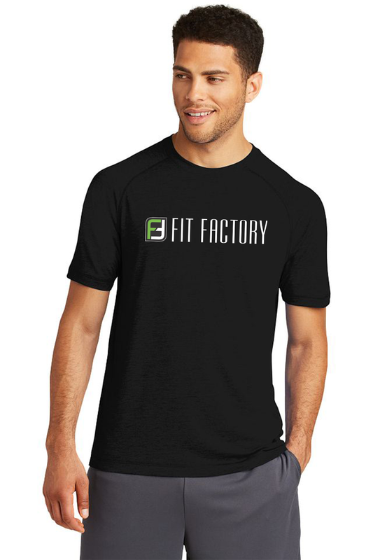 Fit Factory Mens Tri-Blend Wicking Raglan Tee