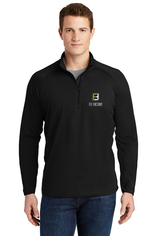 Fit Factory Mens Stretch 1/2-Zip Pullover